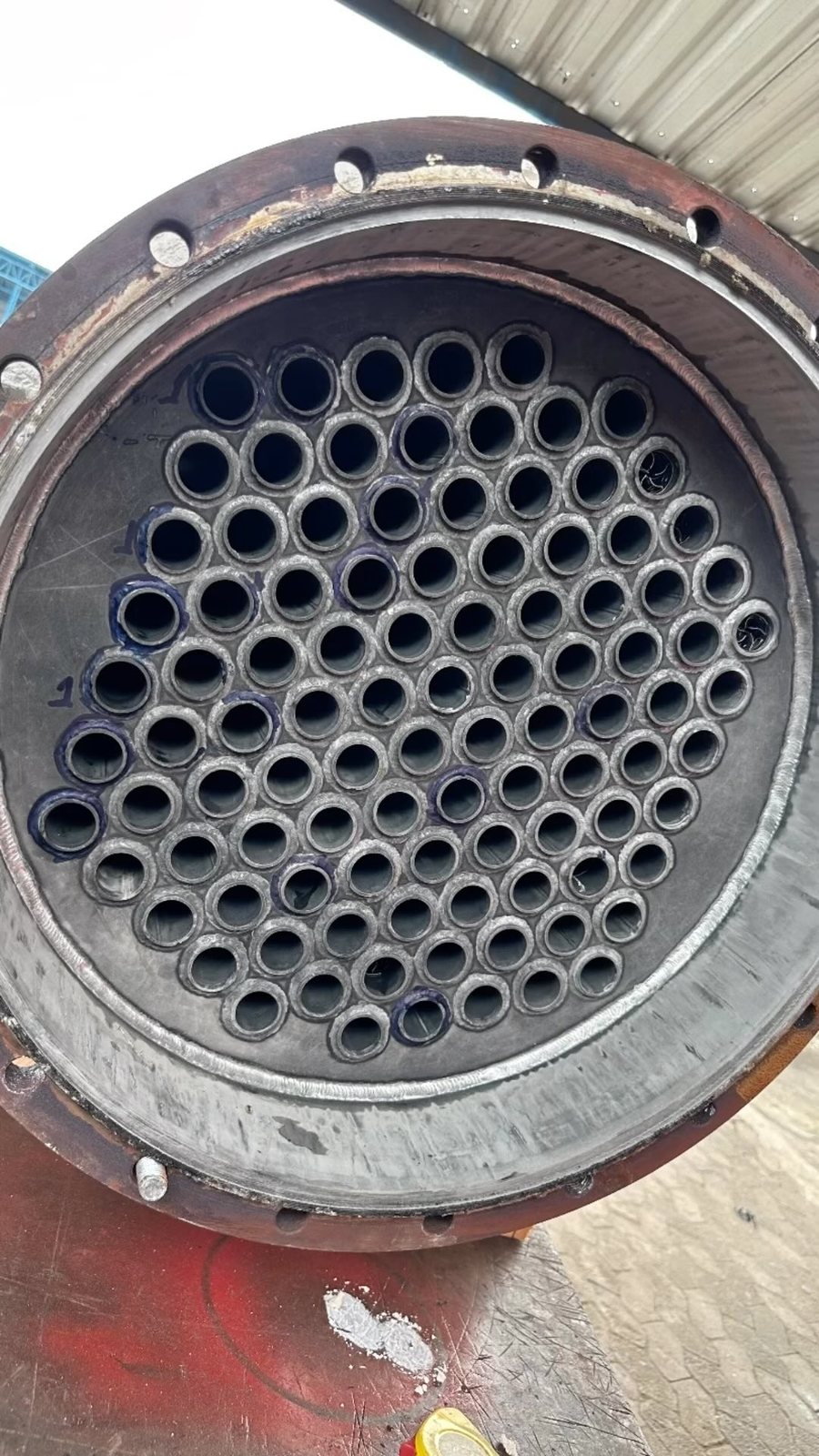Feixe tubular e trocador de calor